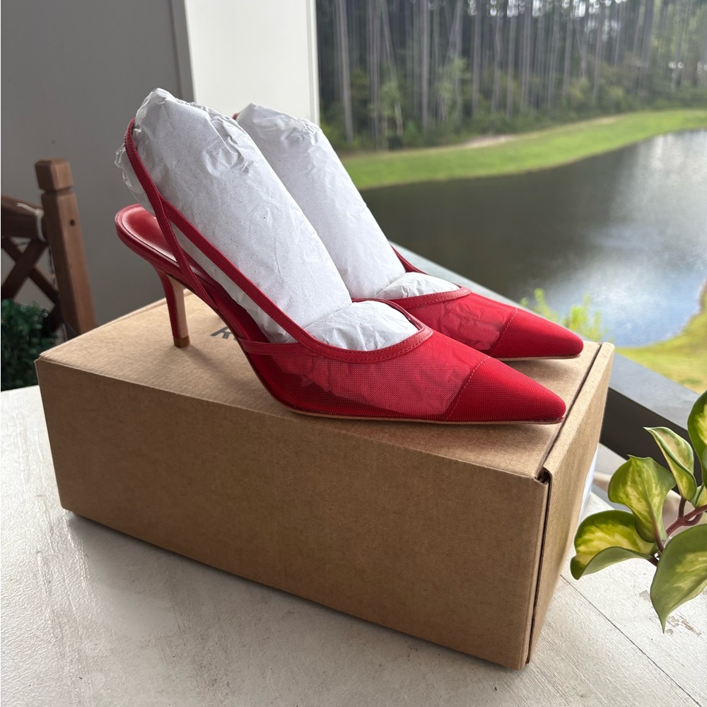 Reformation Whitnee Slingback Heels